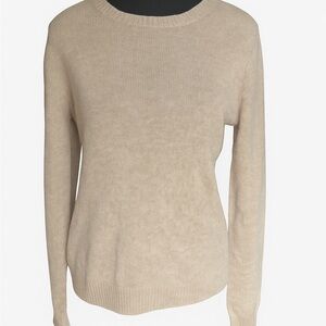 Caslon Women's Cream Crew Neck Sweater